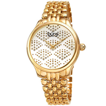 Ladies Swarovski Crystal Pebble Style Bracelet Watch BUR205YG Ladies Swarovski Crystal Pebble Style Bracelet Watch BUR205YG
