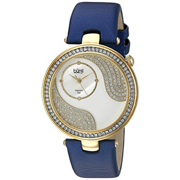 Pave Design Crystal Mother of Pearl Dial Ladies Watch BUR155BU Pave Design Crystal Mother of Pearl Dial Ladies Watch BUR155BU