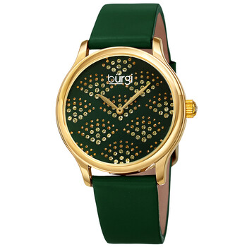 Pebble Style Quartz Green Dial Ladies Watch BUR238GN Pebble Style Quartz Green Dial Ladies Watch BUR238GN