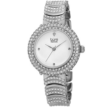 Quartz Diamond White Dial Ladies Watch BUR266SS Quartz Diamond White Dial Ladies Watch BUR266SS
