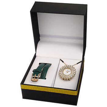 Quartz Diamond White Dial Ladies Watch BUR273GN