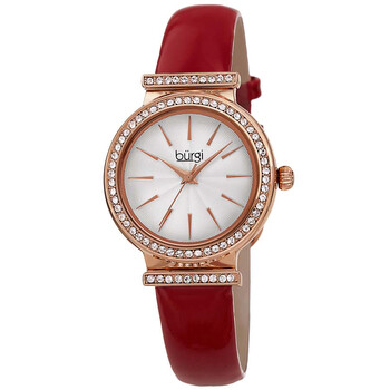 Silver Dial Red Leather Ladies Watch BUR230RD Silver Dial Red Leather Ladies Watch BUR230RD