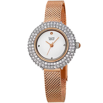 Diamond Silver Dial Ladies Watch BUR236RG