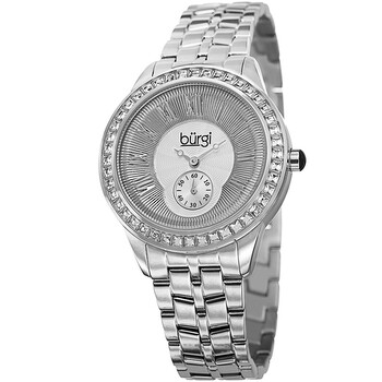 Silver Dial Stainless Steel Case Ladies Watch BUR106SS
