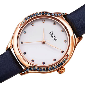 Crystal White Dial Ladies Watch BUR239BU