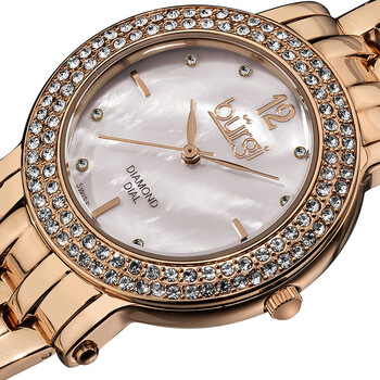 White Mother of Pearl Dial Ladies Watch BUR079RG