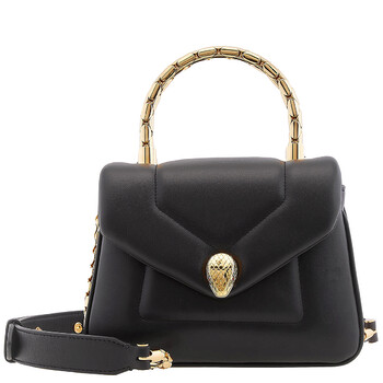 ALEXANDER MCQUEEN｜ (653134 1HB0Y 1001) Alexander Mcqueen Black Mini Jewelled Satchel Bag 653134