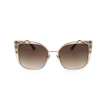 Brown Gradient Butterfly Ladies Sunglasses BV6179 278/13 55