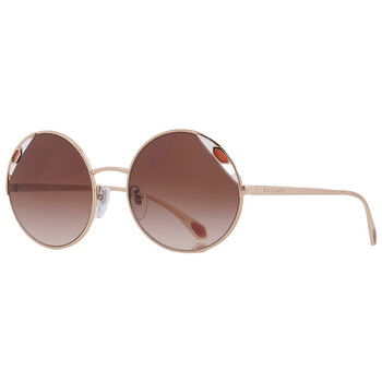 Brown Gradient Round Ladies Sunglasses BV6159 278/13 54
