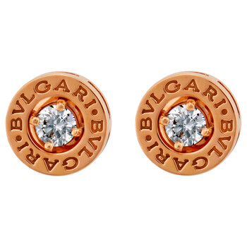 カナBVLGARI ピンクゴールドスタッドピアス Bvlgari Bvlgari Bvlgari Pink Gold Diamond Earrings 347981