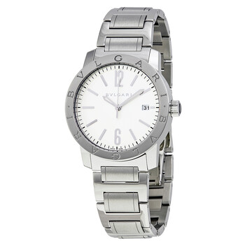 Bvlgari Automatic Silvered Opalin Dial Men's Watch 102110