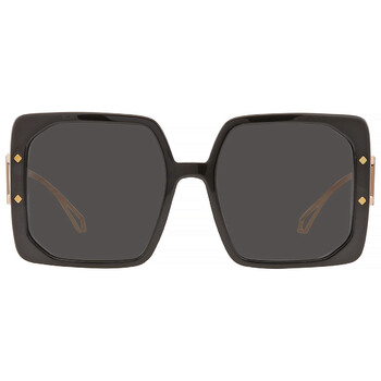 Dark Grey Square Ladies Sunglasses BV8254 501/87 55