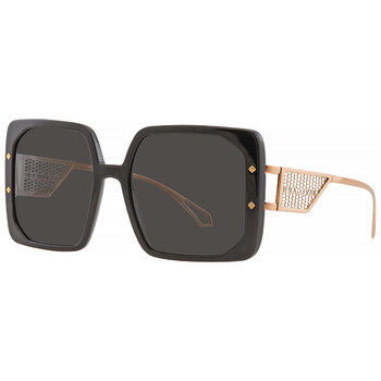 Dark Grey Square Ladies Sunglasses BV8254 501/87 55