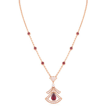 Swarovski Cariti Red Bean Ice Pendant Necklace 5634333