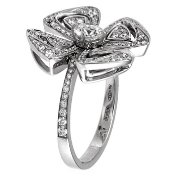 Fiorever Ladies 18k White Gold Ring