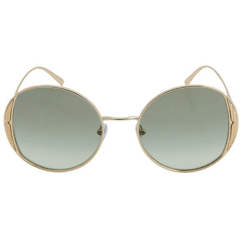 Gucci Green Gradient Oval Ladies Sunglasses GG0225S 003 63 