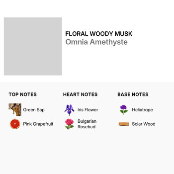 Ladies Omnia Amethyste Gift Set Fragrances 783320422362