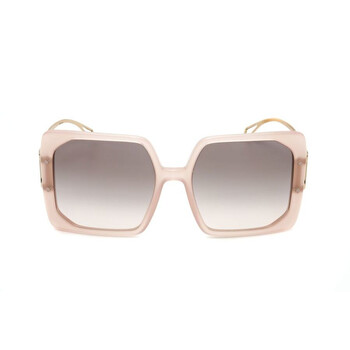 Ladies Pink Square Sunglasses 0BV8254-501/87