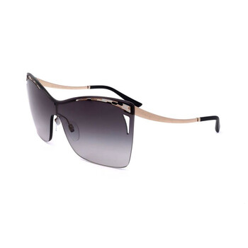 Ladies Rose Gold Tone Cat Eye Sunglasses 0BV6138-20148G-2