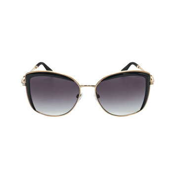Bvlgari Ladies Black Cat Eye Sunglasses 0BV8186KB-5412T3
