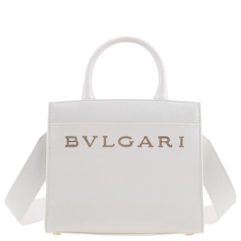 Bvlgari Logo Series Small Leather Tote 291959 8052749241574