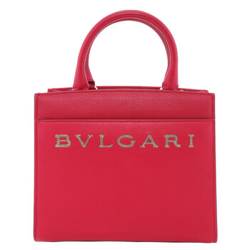 Logo Small Leather Tote Bag