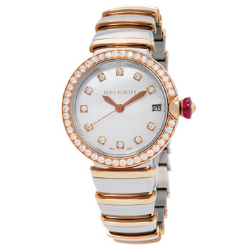 Bvlgari Lucea Automatic Diamond Mother of Pearl Dial Ladies