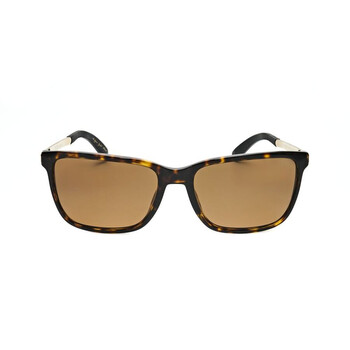 Bvlgari Dark Brown Rectangular Men's Sunglasses BV7036 504/53 56