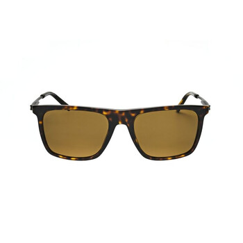 Men's Black Rectangular Sunglasses 0BV7039-823/R8-2