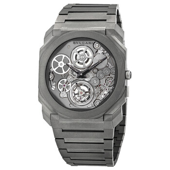 ⭐️⭐️⭐️ Bvlgari Octo Finissimo Tourbillon Automatic Skeleton Dial Men's