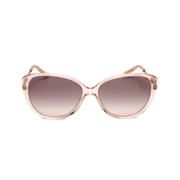 Pink Gradient Grey Cat Eye Ladies Sunglasses BV8244 54703B 56