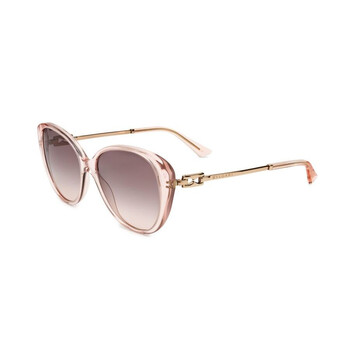 Pink Gradient Grey Cat Eye Ladies Sunglasses BV8244 54703B 56
