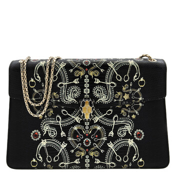 Serpenti Forever Pop-Heart Lizard-Leather Shoulder Bag