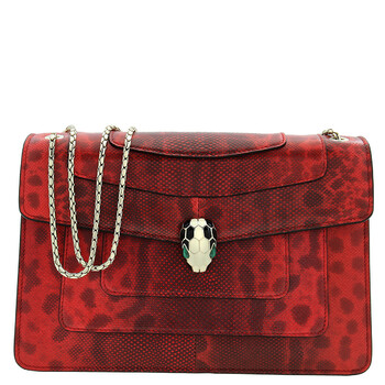 Serpenti Forever Shiny Karung Shoulder Bag