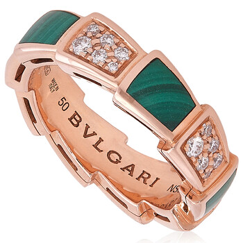 Serpenti Viper 18 Kt Rose Gold Ring