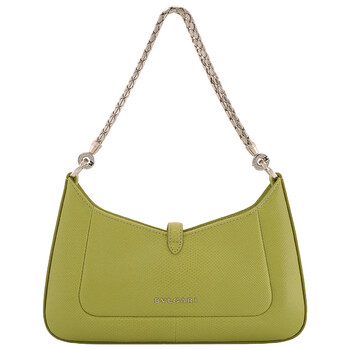 Small Serpenti Baia Leather Shoulder Bag