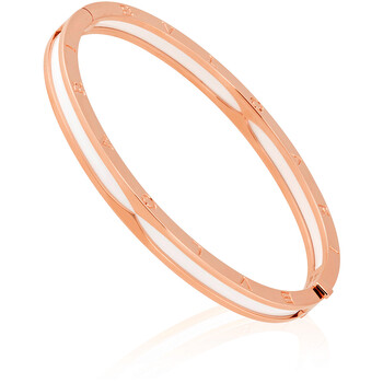 ZERO 1 PINK GOLD WITH WHITE CERAMIC BRACELET