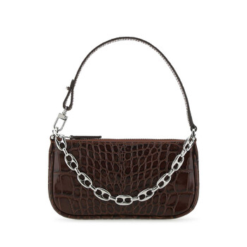 Chocolate Leather Mini Rachel Handbag 20CRMIRANEDSMA