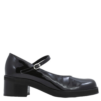 Burberry Girls Seth Leather Mary Jane Leather Flat, Brand