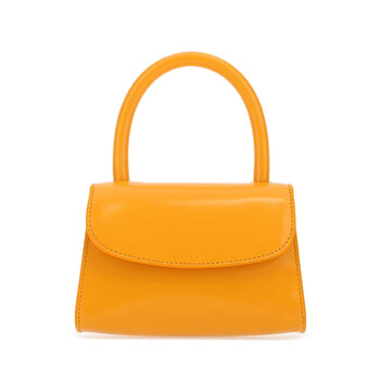 Orange Leather Mini Handbag 22CRMINASNFWSMA