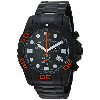 Akron Black Dial Chronograph Men's Watch SC-5A2-13-079