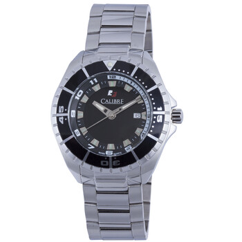 Sea Knight Black Dial Men's Stainless Steel Watch SC-5S2-04-001.7