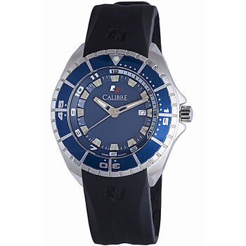 Sea Knight Blue Dial Black Rubber Strap Men's Watch SC-4S2-04-001-3