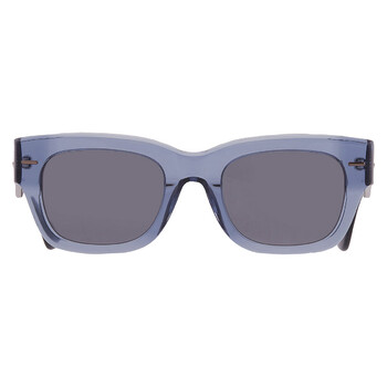 Blue Rectangular Men's Sunglasses CK23509S 438 51