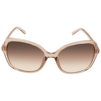 Calvin Klein Milky Brown Frame Brown Gradient Lensed Sunglasses main image 0