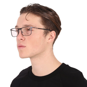 Demo Rectangular Men's Eyeglasses CK20304 001 55