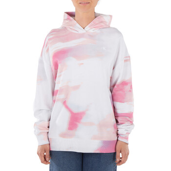 Burberry Abstract Rose Print Fleece Hoodie, Size Small 8077521
