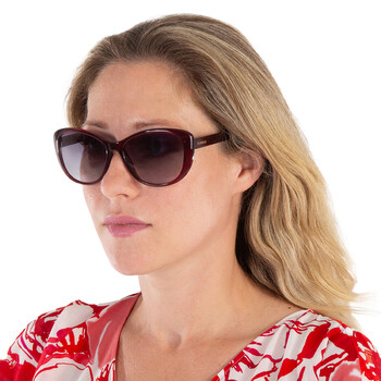 Grey Gradient Cat Eye Ladies Sunglasses CK19560S 605 57