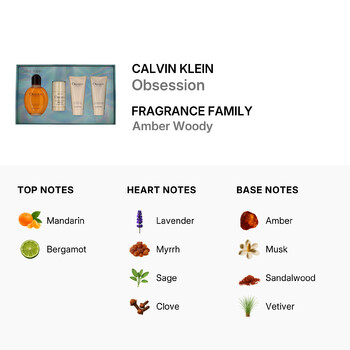 Men's Obsession 4pcs EDT Gift Set Fragrances 3616304966736