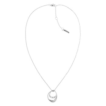 35100032 Steel Pendant Necklace in Grey